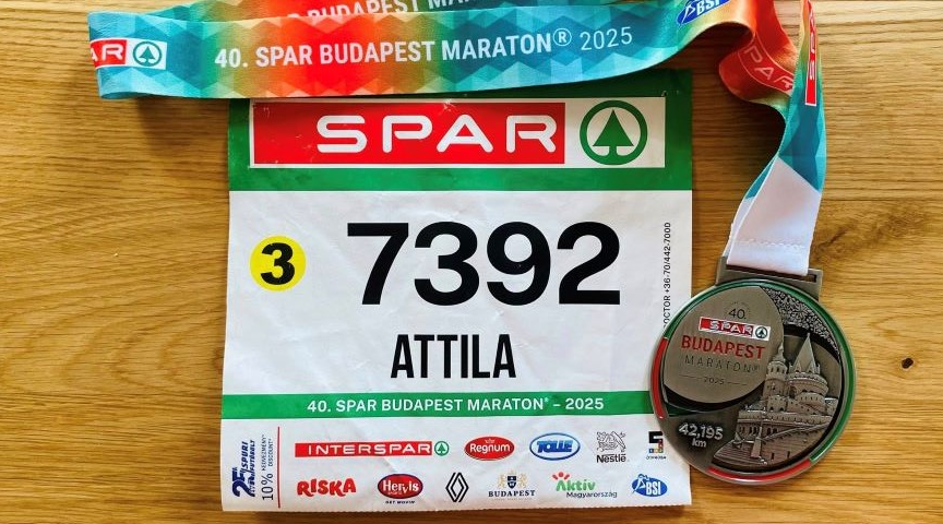Tábori lelkész a 40. SPAR Budapest Maratonon